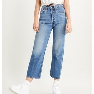 Levi's Ribcage Straight Ankle Jeans At the Ready